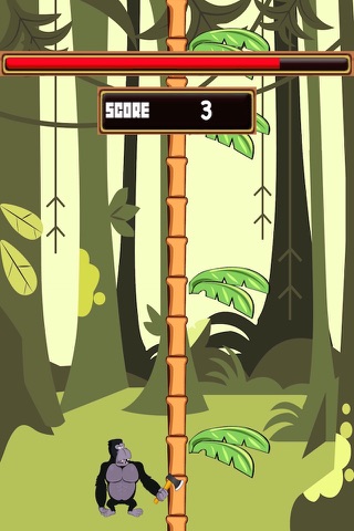 Tree Chopper King Kong - Banana Monkey Wood Cutter FREE screenshot 3