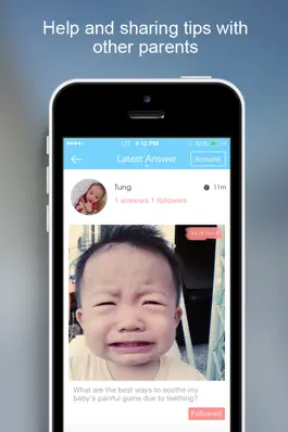 Game screenshot InstaB For Baby - Beautiful way to share baby’s milestones, growth and advice hack
