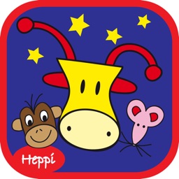 Heppi au lit avec Bo la Girafe!