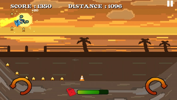 Blocky Bike Race 3D - A Pixl Roads Block Run screenshot-3