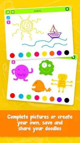 Game screenshot Doodle Fun ! Draw Play Color for Kids Boys & Girls hack