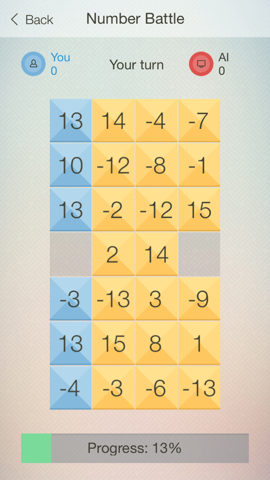 #4. Number Battle - fun game (puzzle) with numbers. Show the erudition, play with friends (iOS) 由: Anton Kartunov