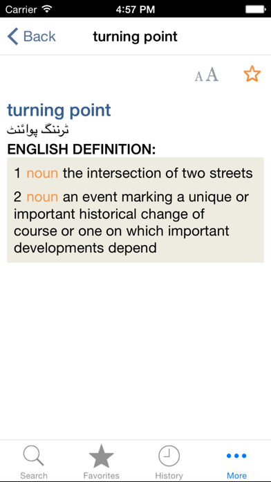 Screenshot #2 pour English<>Urdu Dictionary