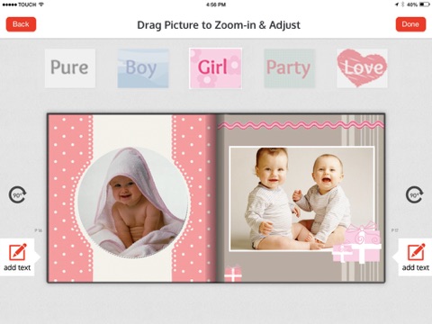 Picsati Photo Book For iPad screenshot 3