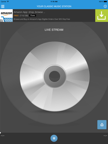 KCHK 1350 AM iPad screenshot 1 - Entertainment app