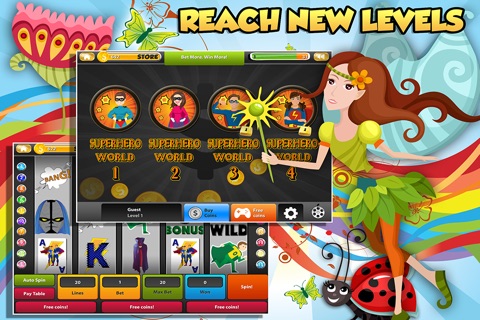 A Fairy Girls Slots Themed 5-Reels Video Slots - Vegas Strip VIP Casino Wins with Cash Coaster Jackpot screenshot 4