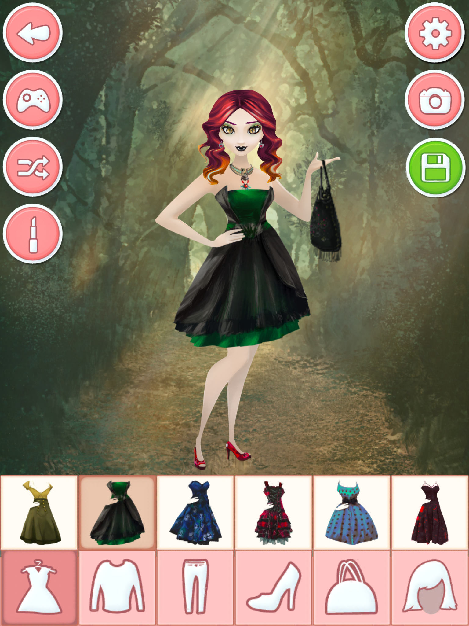 Vampire dress up games for girls and kids free