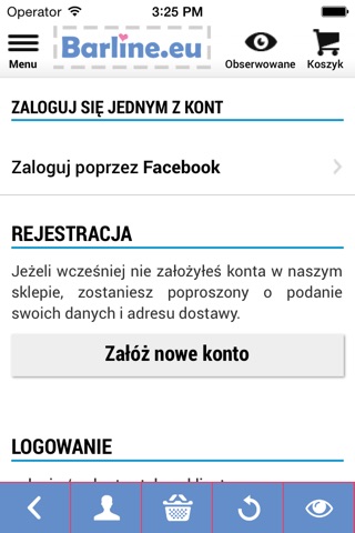 Aplikacja Barline.eu screenshot 3
