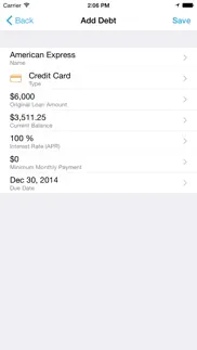 debt strategy iphone screenshot 3