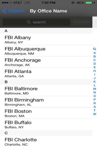 FBI Field Offices: Federal Bureau of Investigation screenshot 3