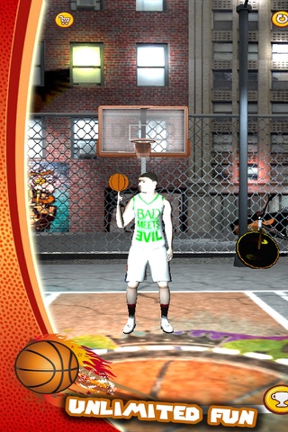 Basketball street player shooting ball sport 3D Simulator free game screenshot 4