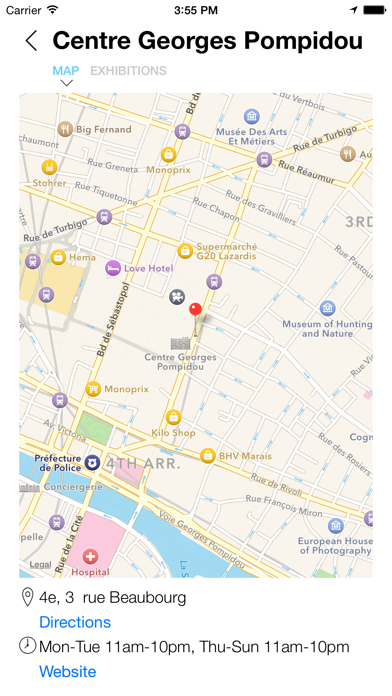 Paris Museums screenshot 2