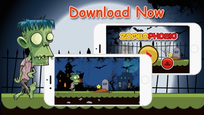 Zombophobic - Zombie Run Free Game app screenshot