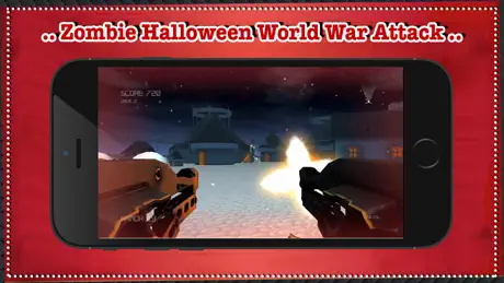 ! Zombie Halloween World War Attack - best strategy rpg shooting