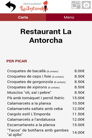 Restaurant La Antorcha screenshot 2