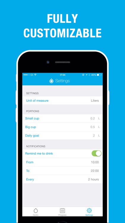 Hydro - Daily Water Intake screenshot-3