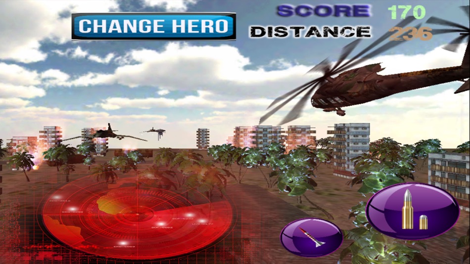 #3. Chopper War Z 3D - Helicopter Adventures vs alien invader spaceship attack (iOS) 由: Yehonatan Tuval