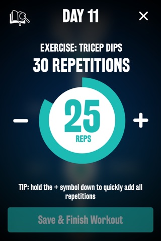 Women's Tricep Dip 30 Day Challenge screenshot 4