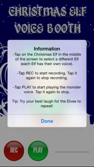 Christmas Elf Voice Booth - Elf-ify Your Voice iphone bilder 3