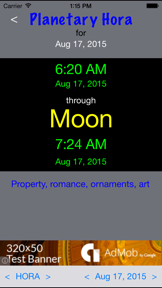 Horaa screenshot