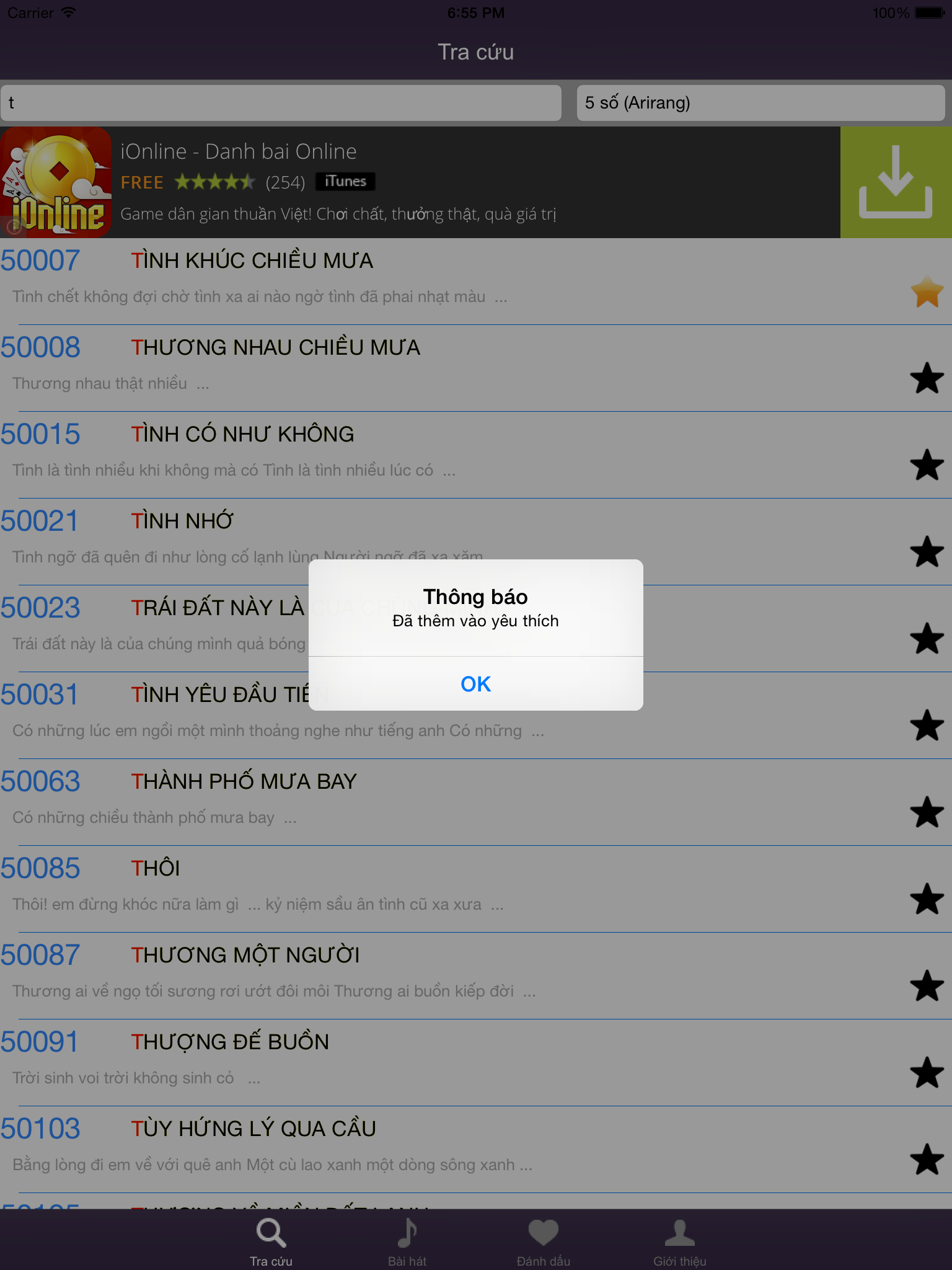 IKaraoke - Karaoke việt nam 7 số