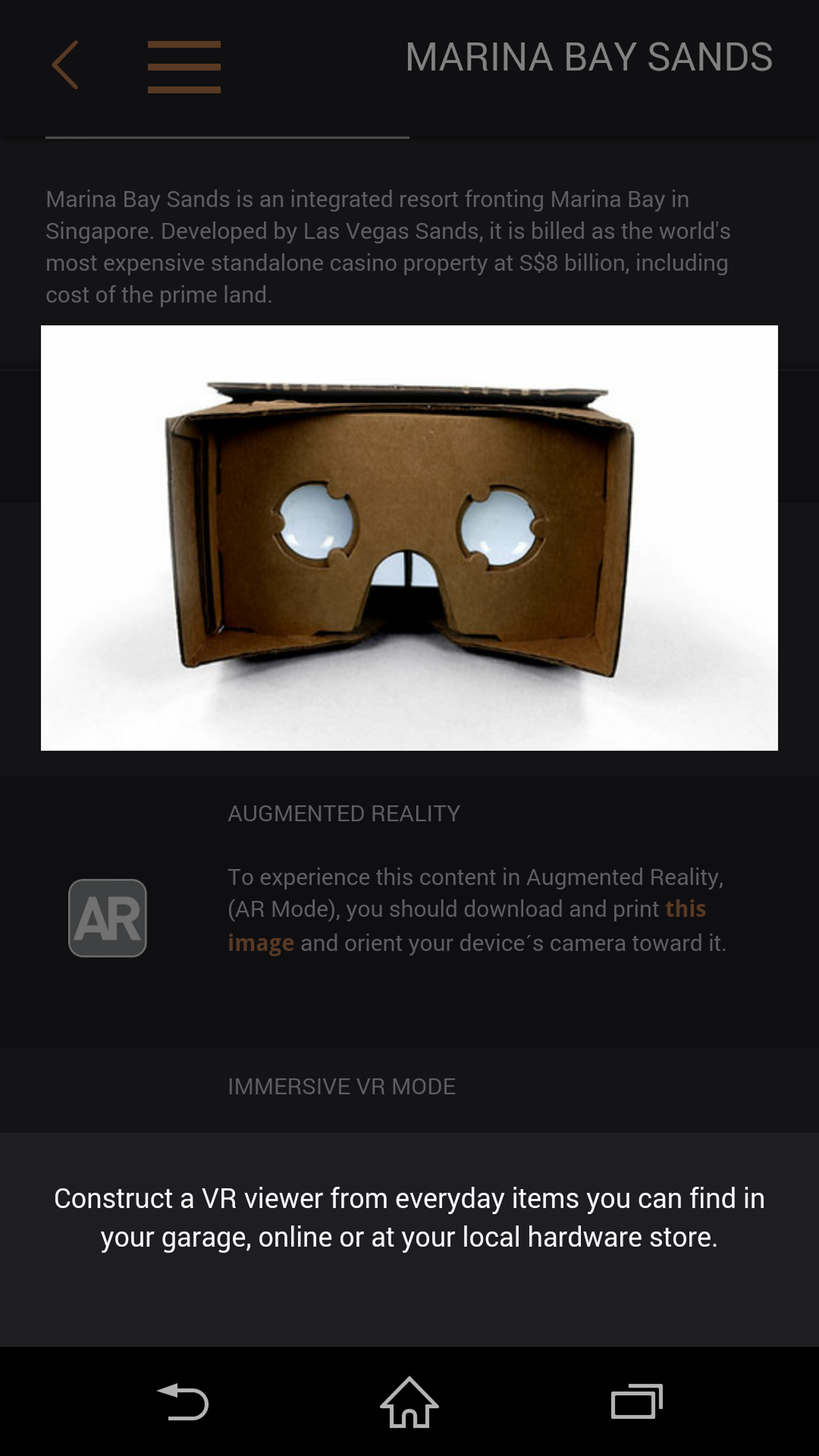 EON Experience VR