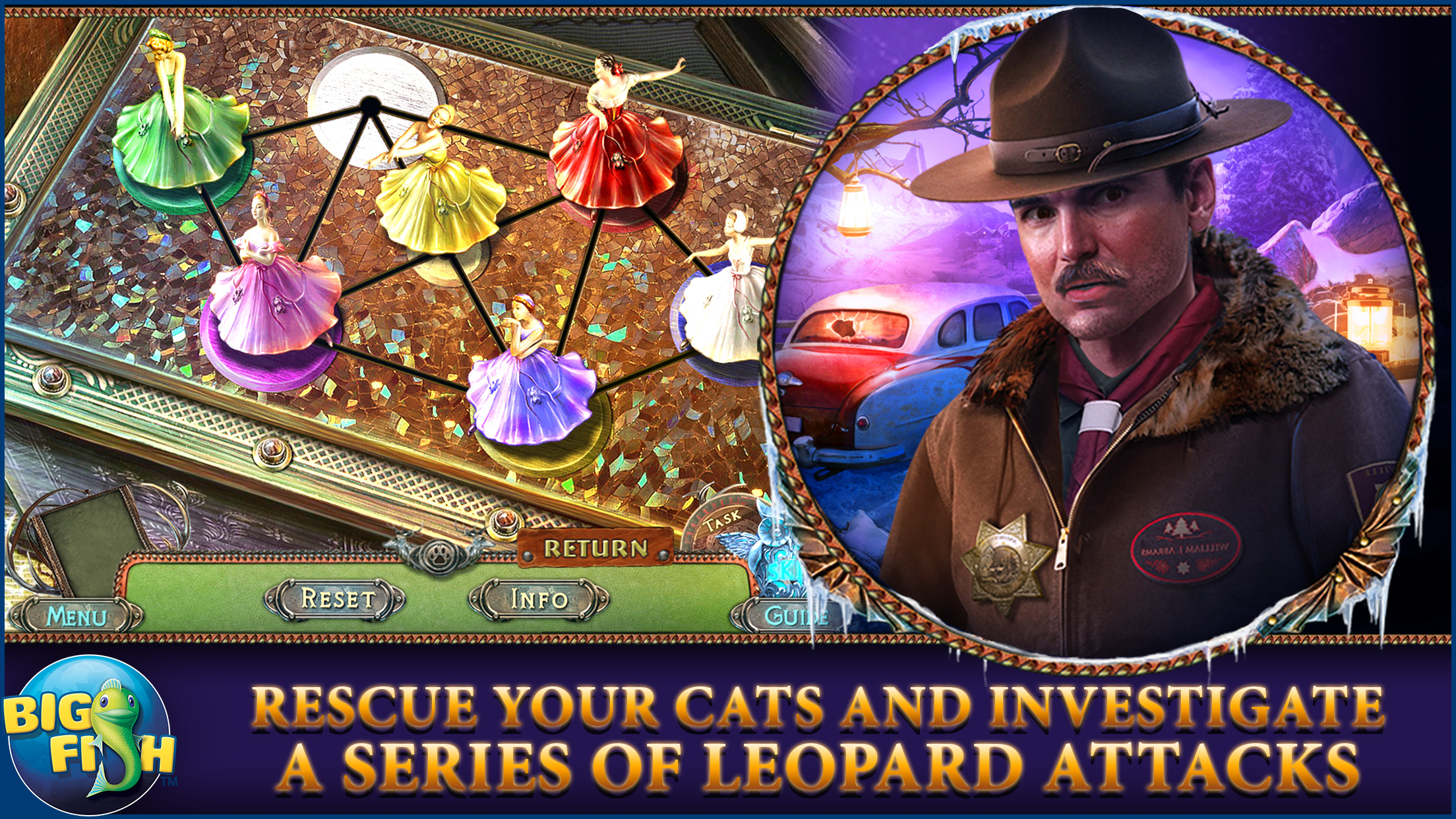 Fierce Tales: Feline Sight - A Hidden Objects Mystery Game screenshot 3