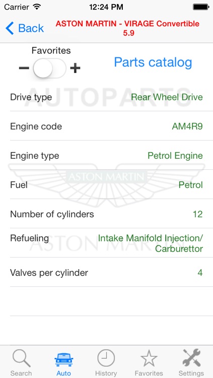 Autoparts for Aston Martin screenshot-4