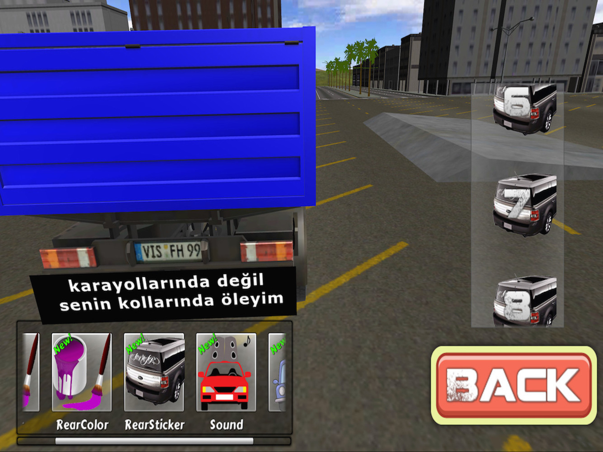 Drift Simulator with Modified Truck