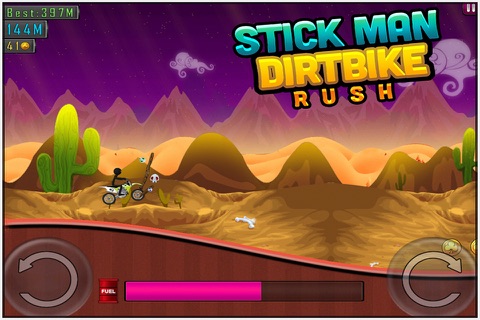 Stickman Dirt Bike Rush screenshot 3