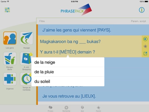 Screenshot #4 pour Guide de conversation de tagalog/philippin – Voyagez aisément aux Philippines