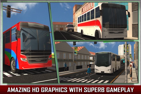 Real Bus Driving Simulator 3D – Pick the city passengers in your transport & Drive carefully in traffic lane screenshot 2