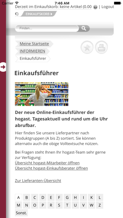 Screenshot #2 pour Hogast Einkaufsführer