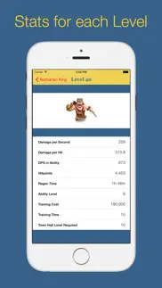 database for clash of clans™ (unofficial) iphone screenshot 4