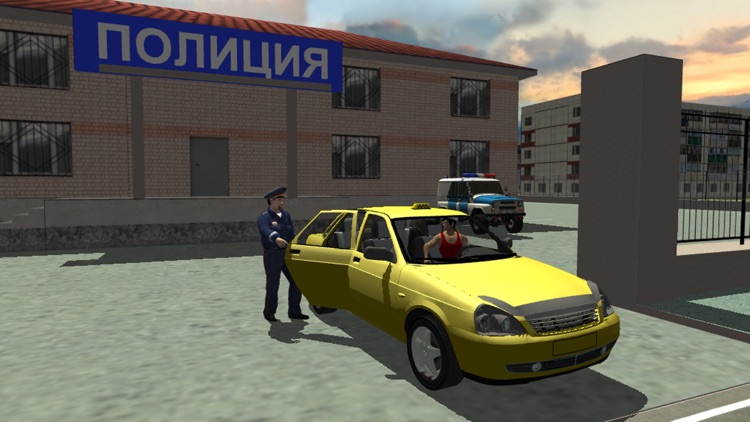 Russian Taxi Simulator 3D screenshot-3