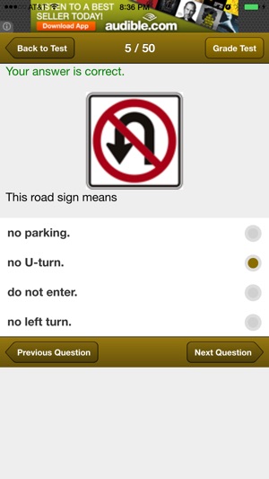 Wisconsin Basic Driving Test(圖5)-速報App