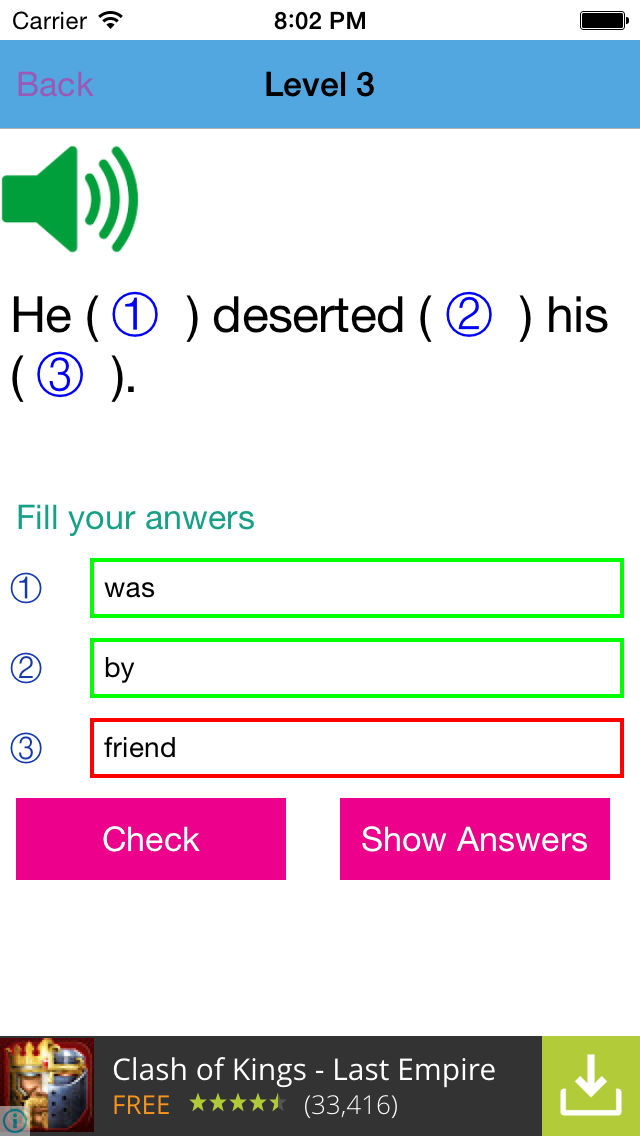 TyGonEN - English Listen Practice Free