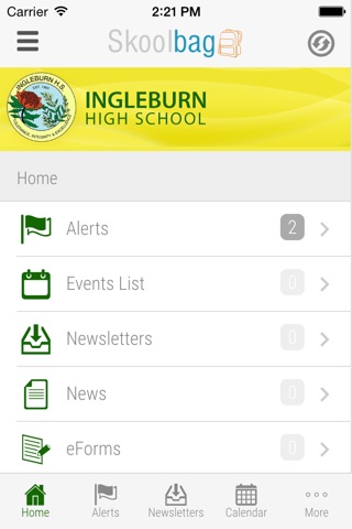 Ingleburn High School - Skoolbag screenshot 2