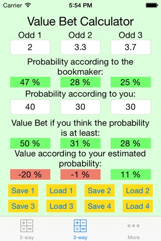 Value Bet Calculator Pro screenshot 2