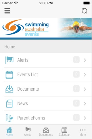 Swimming Australia Events screenshot 2