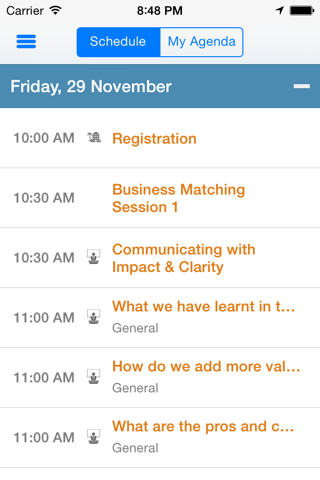 MyCEB Conference screenshot 3