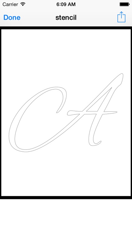 Stencil Printer: Print Full Size Art & Calligraphy Designs screenshot-3