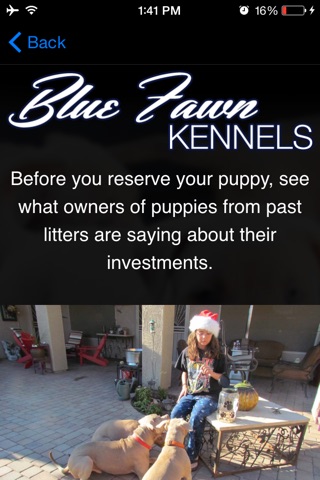 Blue Fawn Kennels screenshot 2