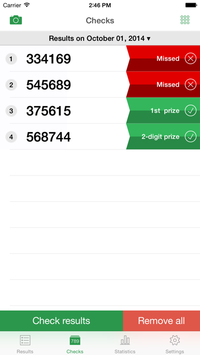Lottery (Thai) - ตรวจหวย screenshot1