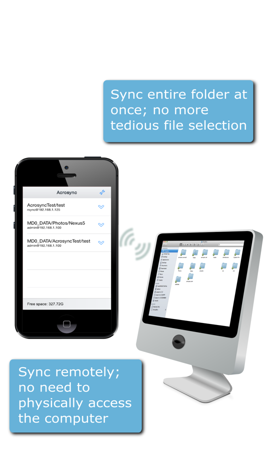 #3. Acrosync - private cloud drive powered by rsync (iOS) 由: Acrosync LLC