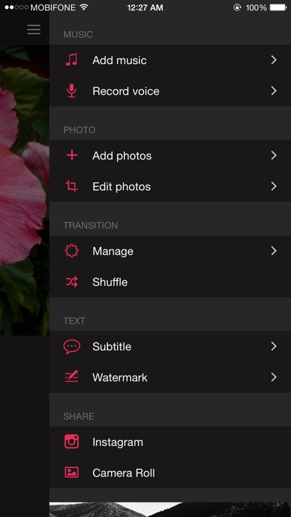 Pic Music - Slide show maker, video maker, quote maker for Instagram, Vine, Viddy, Tumblr and SnapChat screenshot-0