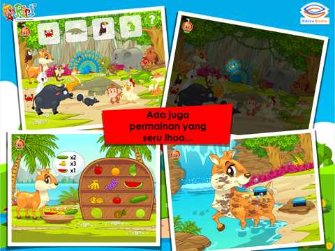 Kisah Kancil dan Merak - Cerita Anak Interaktif iPad screenshot