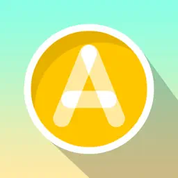 ABC Writing in Flat Design app icon