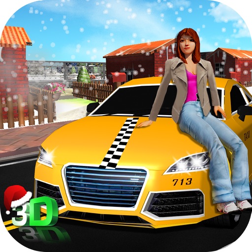 Taxi Driving Duty 3D - Car Drift Driver now Chasing the Traveler Destination in a City Traffic Rush icon