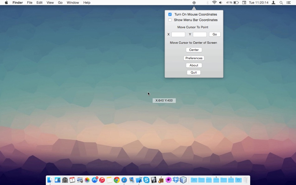 Mouse Coordinates for Mac OS X - 1.1 - (macOS)
